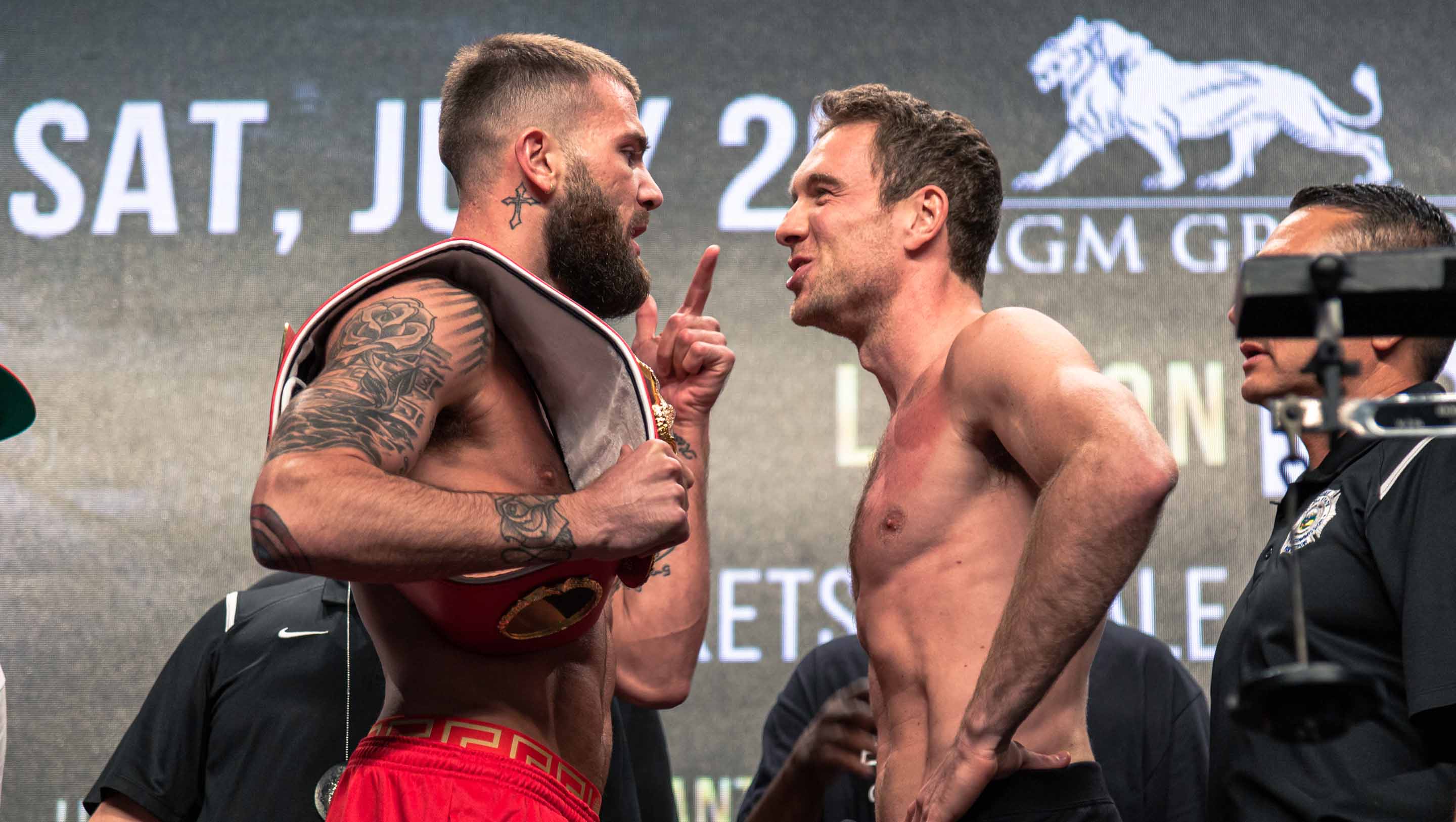Plant and Lee face off